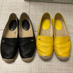 Pre owned 2 pairs Michael Kors Kendrick Tie Cap size 7.5